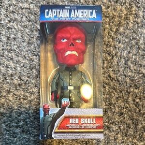 Red Skull Wacky Wobbler Bobble-Head